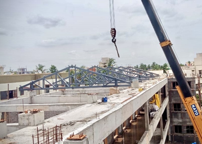 commercial steel erection chennai