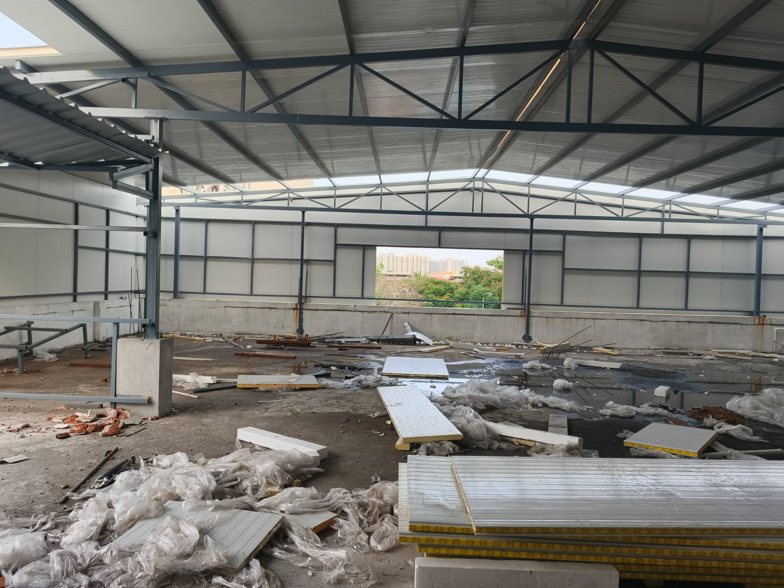 industrial roofing sheet installation contractor Chennai