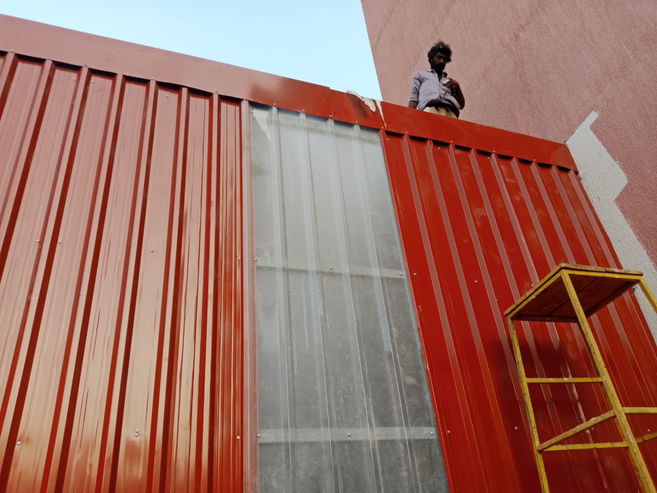 industrial roofing sheet installation contractor Chennai