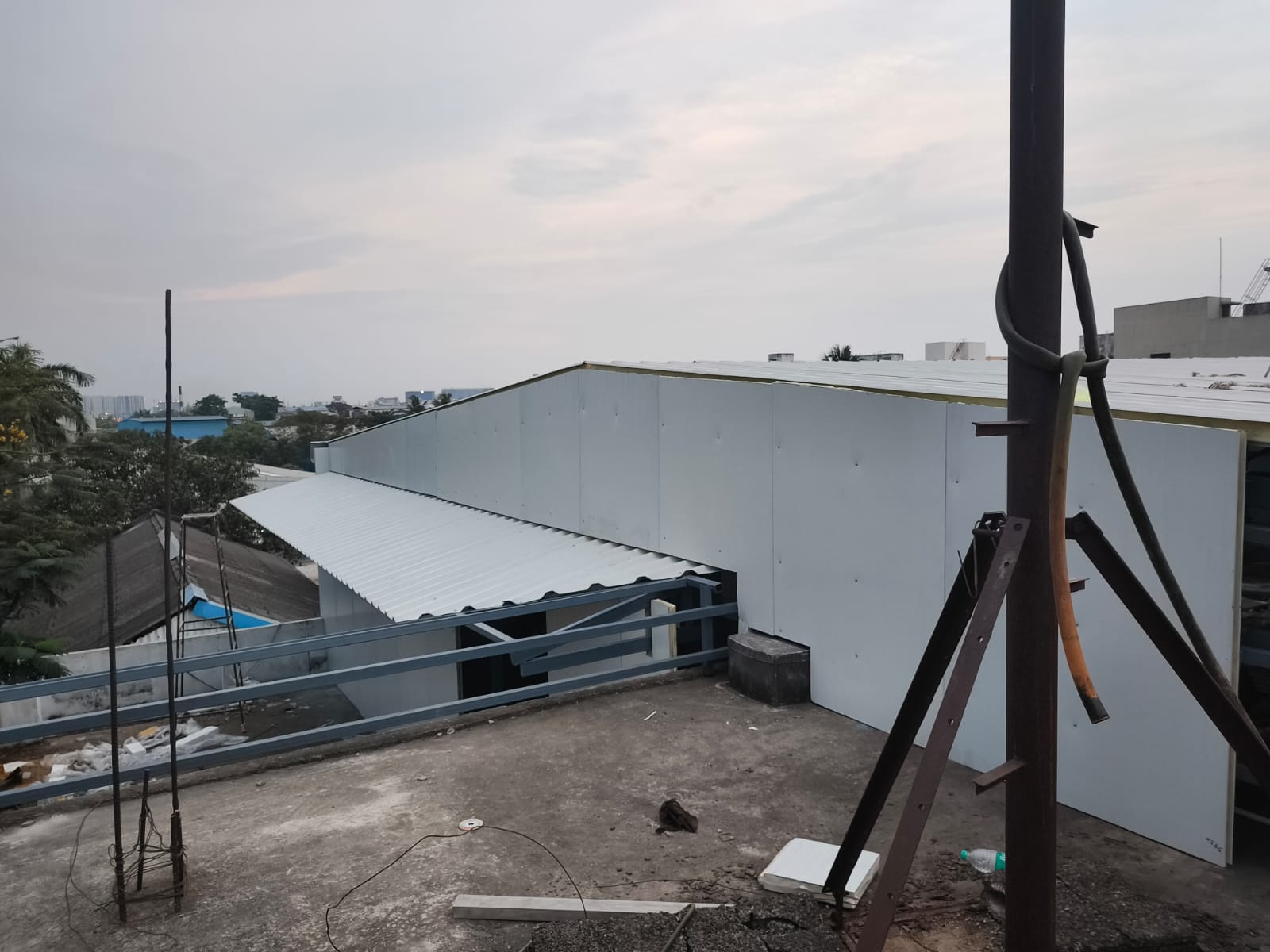 industrial roofing sheet installation contractor Chennai