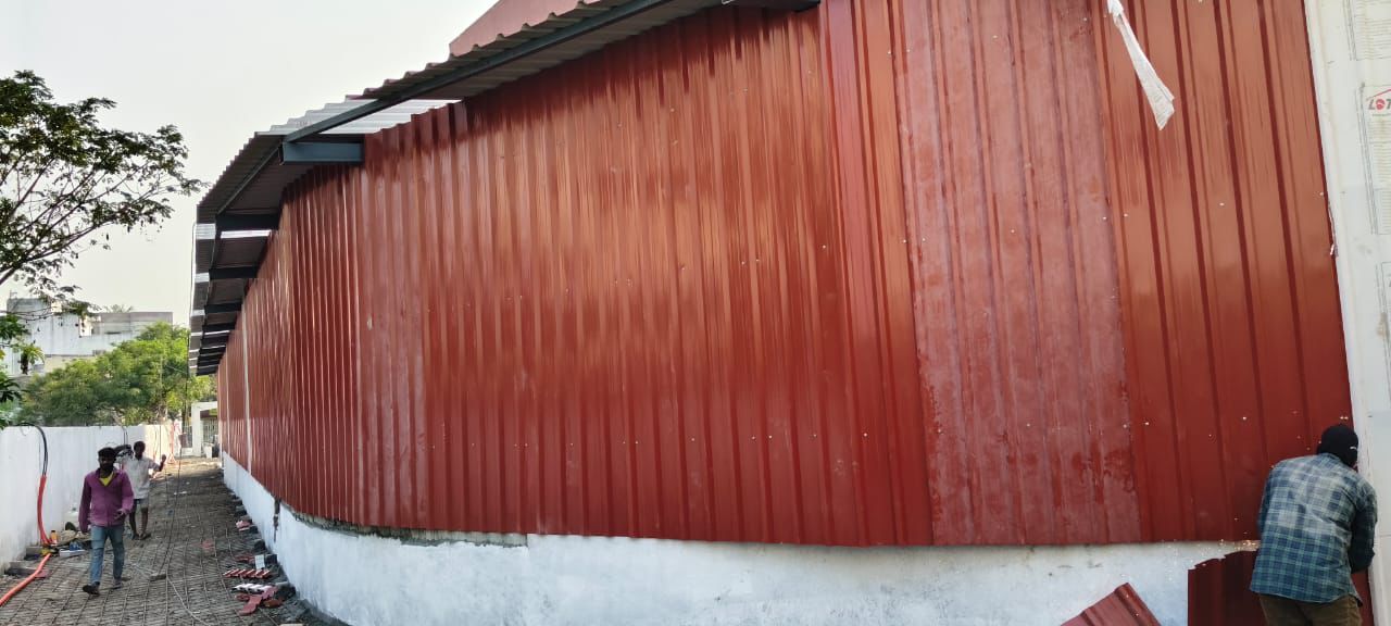 industrial roofing sheet installation contractor Chennai