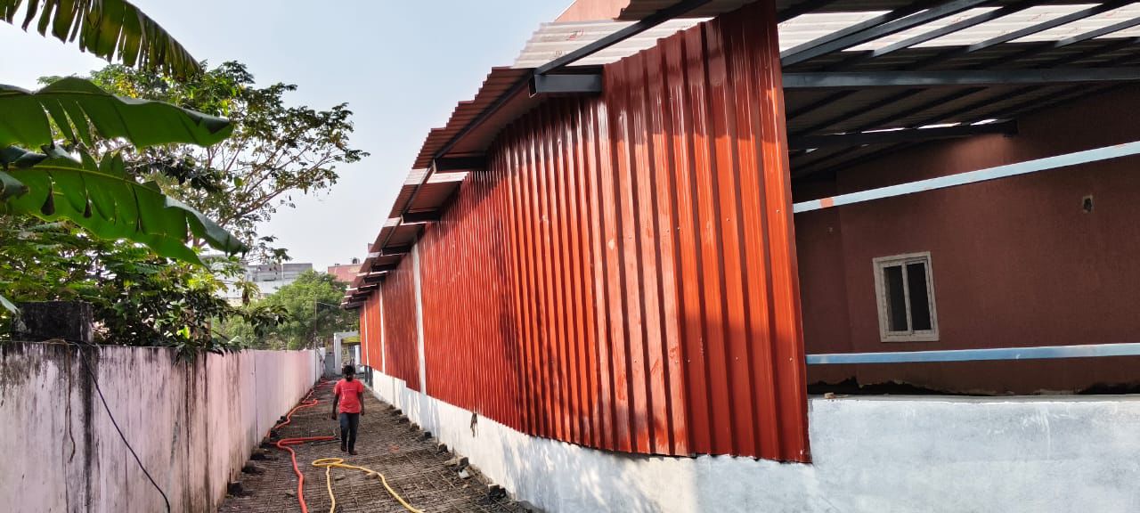 industrial roofing sheet installation contractor Chennai